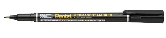 Image of Alkoholos marker, 0,5 mm, PENTEL "NF450", fekete