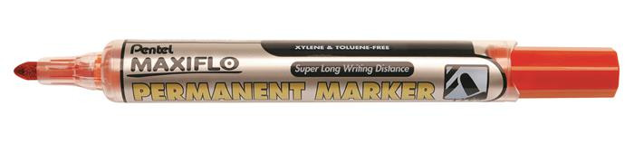 Image of Alkoholos marker, 1,5 mm, kúpos, PENTEL "Maxiflo NFL50", piros