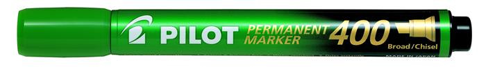Image of Alkoholos marker, 1,5-4 mm, vágott, PILOT "Permanent Marker 400", zöld