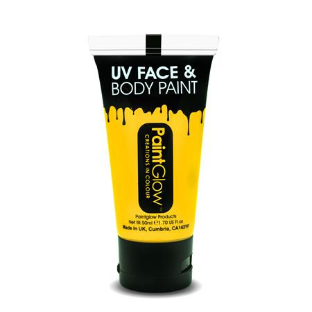 Image of Arc- testfesték, UV fényben fluoreszkáló, 50 ml, neon sárga