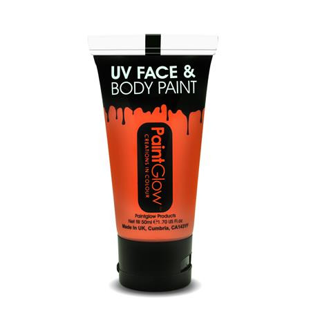 Image of Arc- testfesték, UV fényben fluoreszkáló, 50 ml, neon narancs