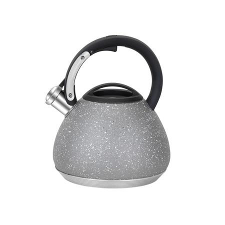 Image of Vízforraló kanna, sípoló funkció, 2,7 liter, RESTO "Lyra 90605", szürke