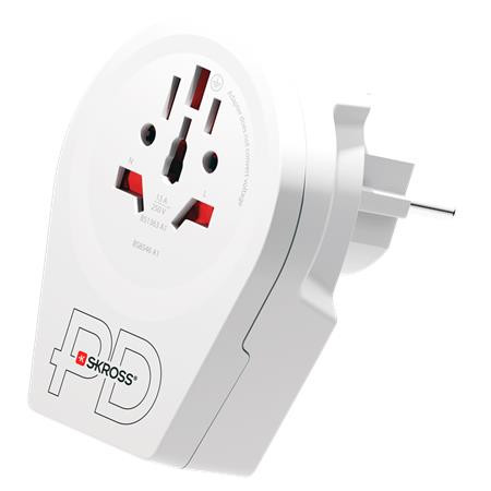 Image of Adapter, Európába utazóknak, USB-C + USB-A, SKROSS
