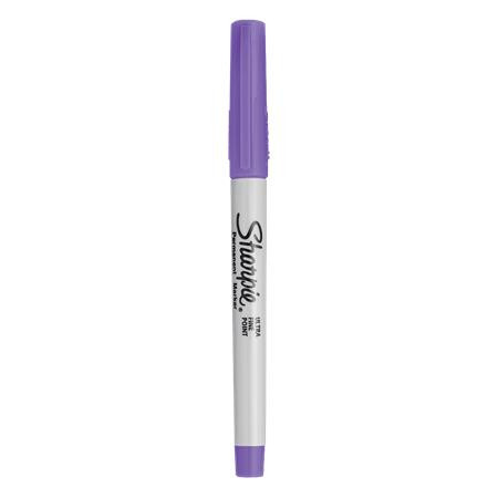 Image of Alkoholos marker, 0,5 mm, kúpos, SHARPIE "Ultra Fine Point", lila