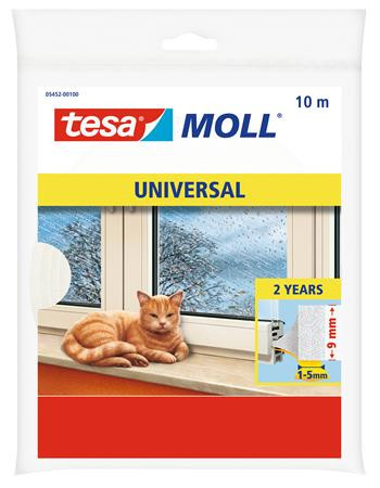 Image of Ajtó- és ablaktömítő habszivacs, 9 mm x 10 m, TESA "tesamoll®"
