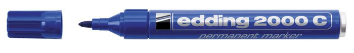 Image of Alkoholos marker, 1,5-3 mm, kúpos, EDDING "2000", kék
