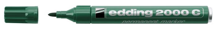 Image of Alkoholos marker, 1,5-3 mm, kúpos, EDDING "2000", zöld