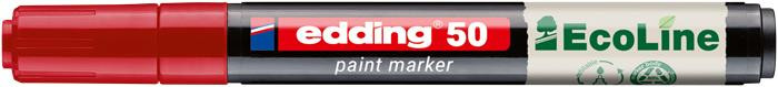 Lakkmarker, 2-3 mm, EDDING "50", piros Lakkmarker, 2-3 mm, EDDING "50", piros