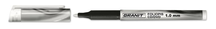 Image of Alkoholos marker, OHP, 1 mm, GRANIT "M859", fehér