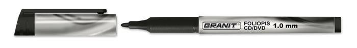 Image of Alkoholos marker, OHP, 1 mm, GRANIT "M859", fekete