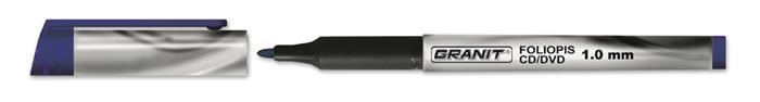 Image of Alkoholos marker, OHP, 1 mm, GRANIT "M859", kék
