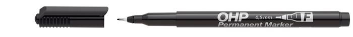 Image of Alkoholos marker, OHP, 0,5 mm, F, ICO, fekete