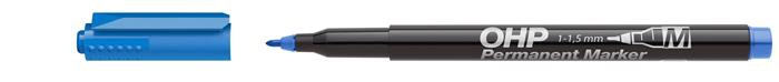 Image of Alkoholos marker, OHP, 1-1,5 mm, M, ICO, kék