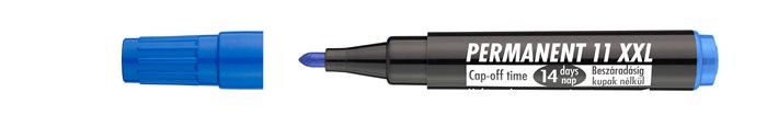 Image of Alkoholos marker, 1-3 mm, kúpos, ICO "Permanent 11 XXL", kék