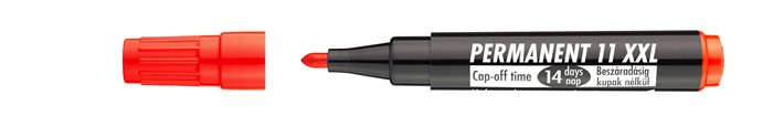 Image of Alkoholos marker, 1-3 mm, kúpos, ICO "Permanent 11 XXL", piros