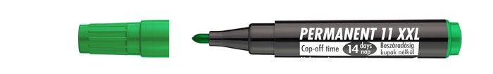 Image of Alkoholos marker, 1-3 mm, kúpos, ICO "Permanent 11 XXL", zöld