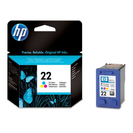 Image of C9352AE Tintapatron DeskJet 3920, 3940, D2300 nyomtatókhoz, HP 22, színes, 5ml