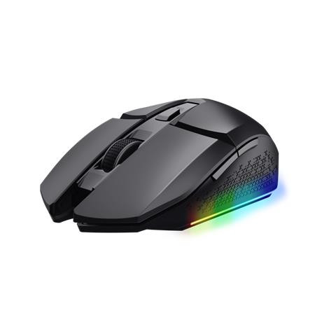 Image of Egér, vezeték nélküli, optikai, gaming, LED, TRUST "GXT110 Felox", fekete