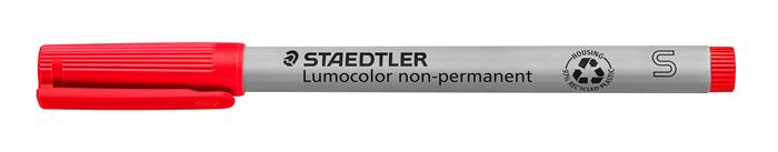 Image of Alkoholmentes marker, OHP, 0,4 mm, STAEDTLER "Lumocolor® 311 S", piros