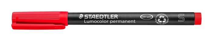 Image of Alkoholos marker, OHP, 0,4 mm, STAEDTLER "Lumocolor® 313 S", piros