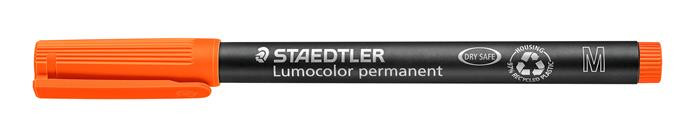 Image of Alkoholos marker, OHP, 1 mm, STAEDTLER "Lumocolor® 317 M", narancssárga