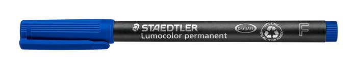Image of Alkoholos marker, OHP, 0,6 mm, STAEDTLER "Lumocolor® 318 F", kék