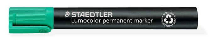Image of Alkoholos marker, 2-5 mm, vágott, STAEDTLER "Lumocolor® 350", zöld