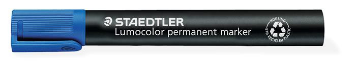 Image of Alkoholos marker, 2 mm, kúpos, STAEDTLER "Lumocolor® 352", kék