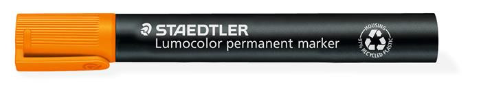 Image of Alkoholos marker, 2 mm, kúpos, STAEDTLER "Lumocolor® 352", narancssárga