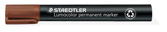 Image of Alkoholos marker, 2 mm, kúpos, STAEDTLER "Lumocolor® 352", barna