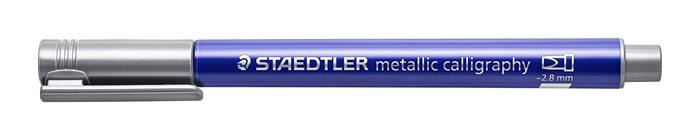 Image of Kalligrafikus marker, STAEDTLER "8325", metál ezüst