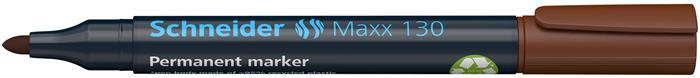 Image of Alkoholos marker, 1-3 mm, kúpos, SCHNEIDER "Maxx 130", barna