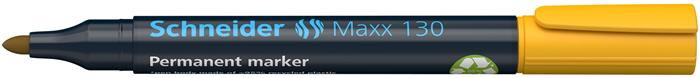 Image of Alkoholos marker, 1-3 mm, kúpos, SCHNEIDER "Maxx 130", sárga