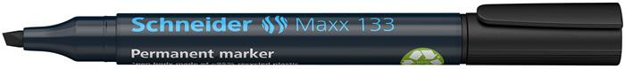 Image of Alkoholos marker, 1-4 mm, vágott, SCHNEIDER "Maxx 133", fekete