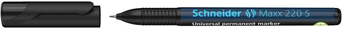 Image of Alkoholos marker, OHP, 0,4 mm, SCHNEIDER "Maxx 220 S", fekete