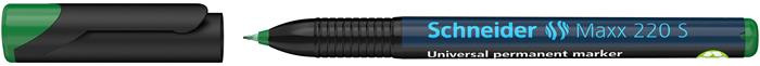 Image of Alkoholos marker, OHP, 0,4 mm, SCHNEIDER "Maxx 220 S", zöld