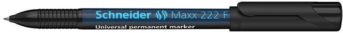 Image of Alkoholos marker, OHP, 0,7 mm, SCHNEIDER "Maxx 222 F", fekete