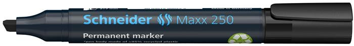 Image of Alkoholos marker, 2-7 mm, vágott, SCHNEIDER "Maxx 250", fekete