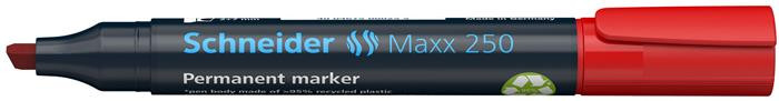 Image of Alkoholos marker, 2-7 mm, vágott, SCHNEIDER "Maxx 250", piros