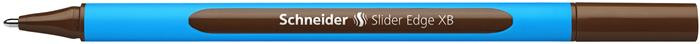 Golyóstoll, 0,7 mm, kupakos, SCHNEIDER "Slider Edge XB", barna Golyóstoll, 0,7 mm, kupakos, SCHNEIDER "Slider Edge XB", barna