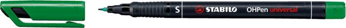 Image of Alkoholos marker, 0,4 mm, STABILO "OHPen S", zöld