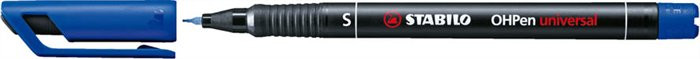 Image of Alkoholos marker, 0,4 mm, STABILO "OHPen S", kék