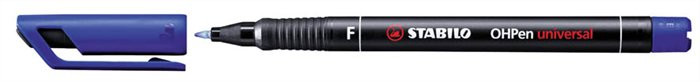 Image of Alkoholos marker, 0,7 mm, STABILO "OHPen F", kék