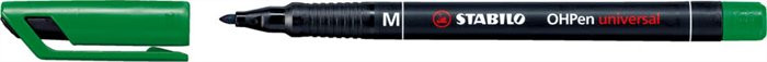 Image of Alkoholos marker, 1 mm, STABILO "OHPen M", zöld