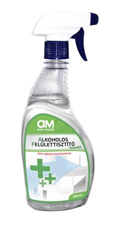 Image of Alkoholos felülettisztító, 70% alkoholtartalom, 500 ml, AUTO MOBIL