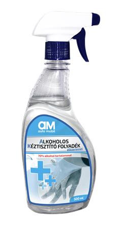 Image of Alkoholos kéztisztító, 70% alkoholtartalom, 500 ml, AUTO MOBIL
