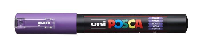 Dekormarker, 0,7-1,0 mm, UNI "Posca PC-1M", lila Dekormarker, 0,7-1,0 mm, UNI "Posca PC-1M", lila