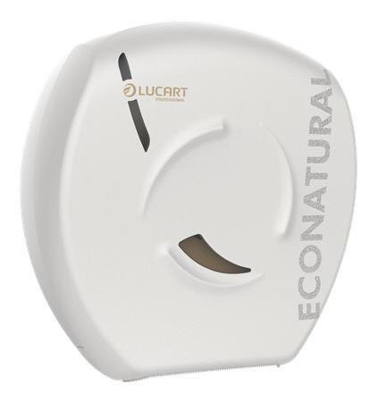 Image of Toalettpapír adagoló, 35,7x35,2x14,2 cm, LUCART "EcoNatural Flow Jumbo", fehér