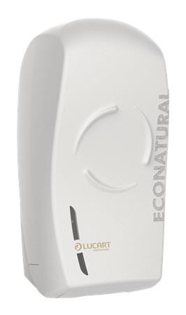 Image of Toalettpapír adagoló, hajtogatott toalettpapírhoz, 32,8x16,5x13,8 cm, LUCART "EcoNatural Flow Bulk Pack", fehér