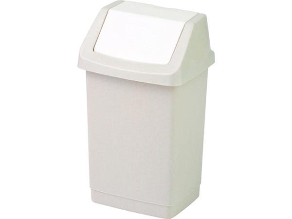 Billenős szemetes, 9 l, CURVER "Click-It", szavanna